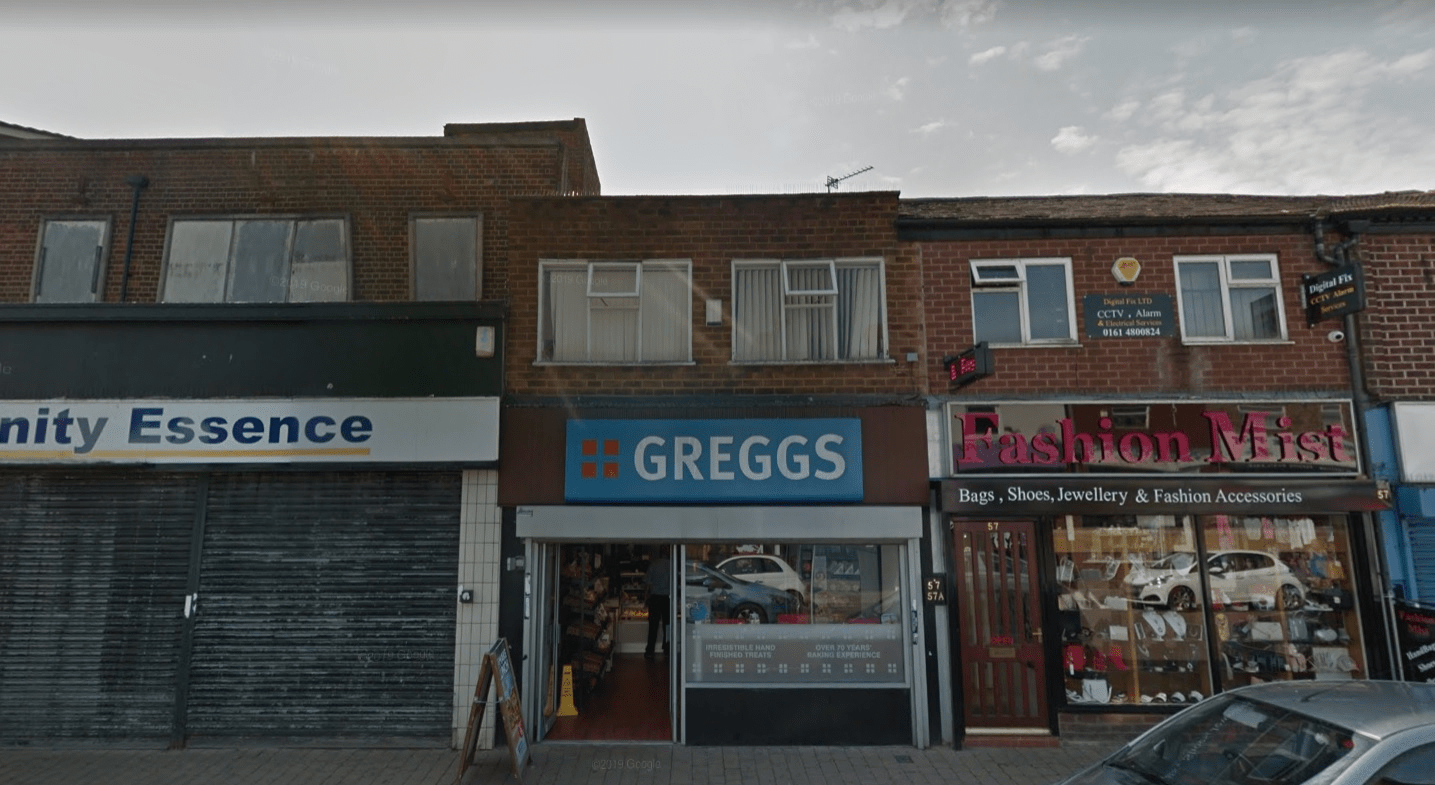 Stockport GREGGS PLC Blue Alpine