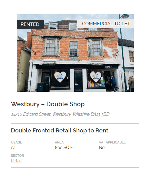 COMPLETED LEASE – 14-16 Edward Street, Westbury, Wiltshire, BA13 3BD - Garret