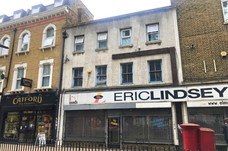 freehold vacant retail with residential development potential conversion London Catford Rushey Green