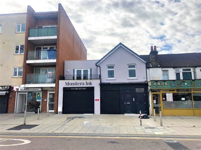 freehold mixed use block of shop and 3 flats, investment near me Romford, Ilford, East London
