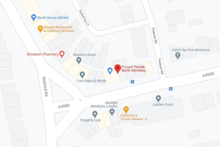 virtual freehold retail investment near me harrow, pinner, wembley, court parade