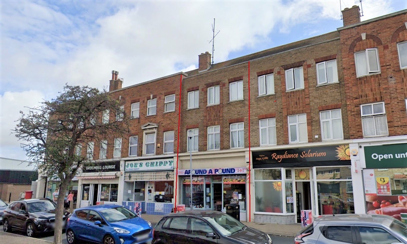 GorlsetononSea Shop & 3Bed Flat Blue Alpine