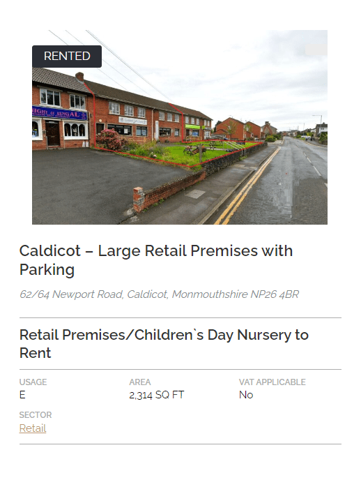 COMPLETED LEASE - 62-64 Newport Road, Caldicot, Monmouthshire NP26 4BR - Garret